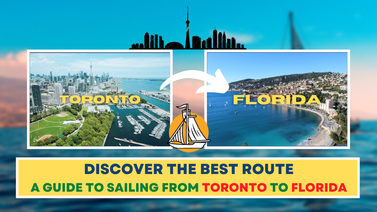 Sailboat cruising on the open water with the Toronto skyline in the background
